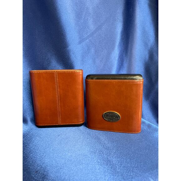 Vintage Slide Leather 1915 Thompson's Co Pocket Cigar Holder - Picture 3 of 4